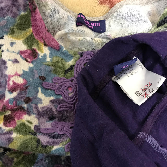 ANNA SUI mini(アナスイミニ)のANNA SUI mini☆セットアップ130140アナスイ☆検モナリザ キッズ/ベビー/マタニティのキッズ服女の子用(90cm~)(スカート)の商品写真