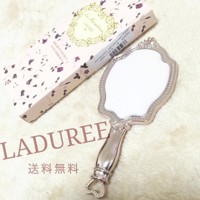 Les Merveilleuses LADUREE(レメルヴェイユーズラデュレ)のラデュレ  ハンドミラー 手鏡 新品 レディースのファッション小物(ミラー)の商品写真