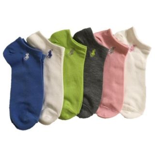 ポロラルフローレン(POLO RALPH LAUREN)の春色　ポロ ラルフローレン　 レディース 　スポーツソックス 　６足(ソックス)