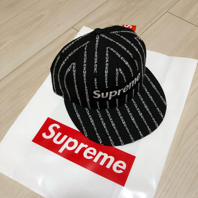 SUPREME Text Stripe New Era