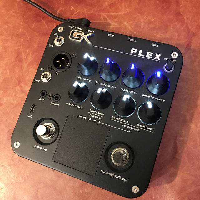 楽器Gallien-Krueger  "plex" ベース多機能用プリアンプ【美品】