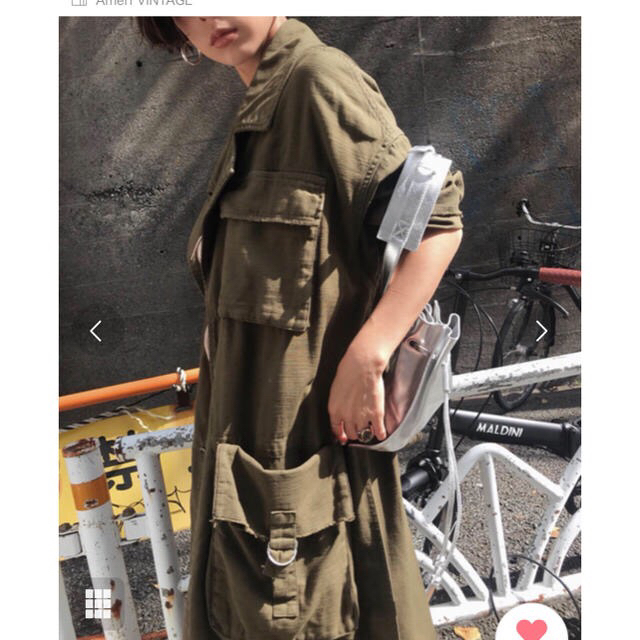 Ameri VINTAGE(アメリヴィンテージ)の最終価格 期間限定で出品早い者勝ち⭐️ARMY POCKET LONGCOAT  レディースのジャケット/アウター(ロングコート)の商品写真