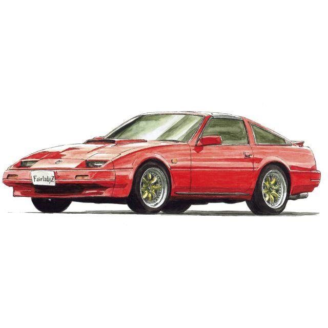 NC-774 300ZX Z31/ZR-Ⅱ限定版画 直筆サイン額装●作家平右ヱ門 3