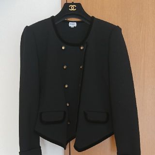 フォクシー(FOXEY)の新品◎FOXEYジャケット☆カーディガン♪(ノーカラージャケット)