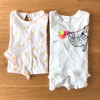 ザラキッズ(ZARA KIDS)の長袖Tシャツ 2枚セット　60cm(Ｔシャツ)