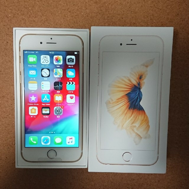 新品未使用 iPhone6s 32G ゴールド SIMロック解除済 - スマートフォン本体