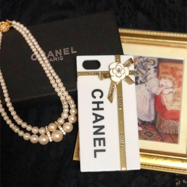 sayu様専用  CHANEL iPhoneケース iPhone7-8の通販 by milk97's 🍼shop｜ラクマ