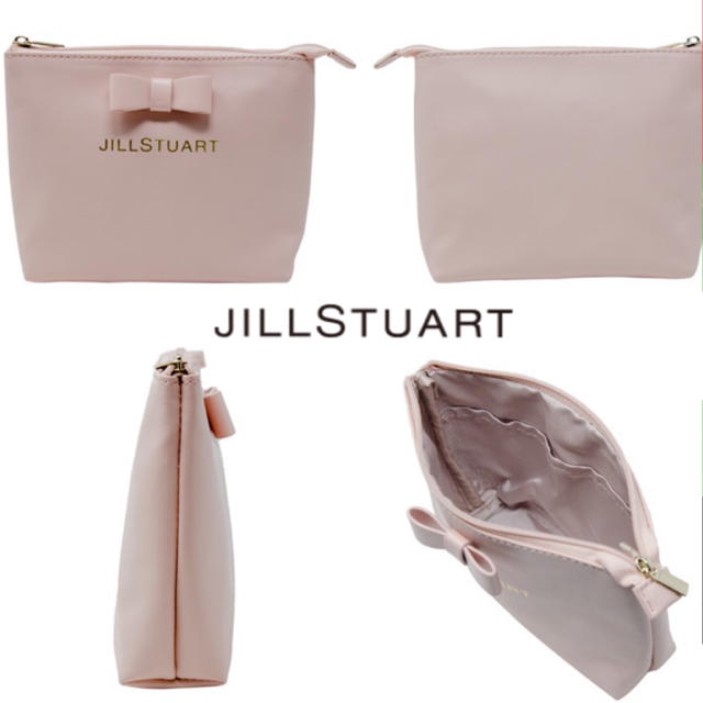 JILLSTUART(ジルスチュアート)の❤新品箱付き ジルスチュアート ポーチ&タオルハンカチセット【ピンク】箱なし❤ レディースのファッション小物(ポーチ)の商品写真