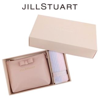 ジルスチュアート(JILLSTUART)の❤新品箱付き ジルスチュアート ポーチ&タオルハンカチセット【ピンク】箱なし❤(ポーチ)