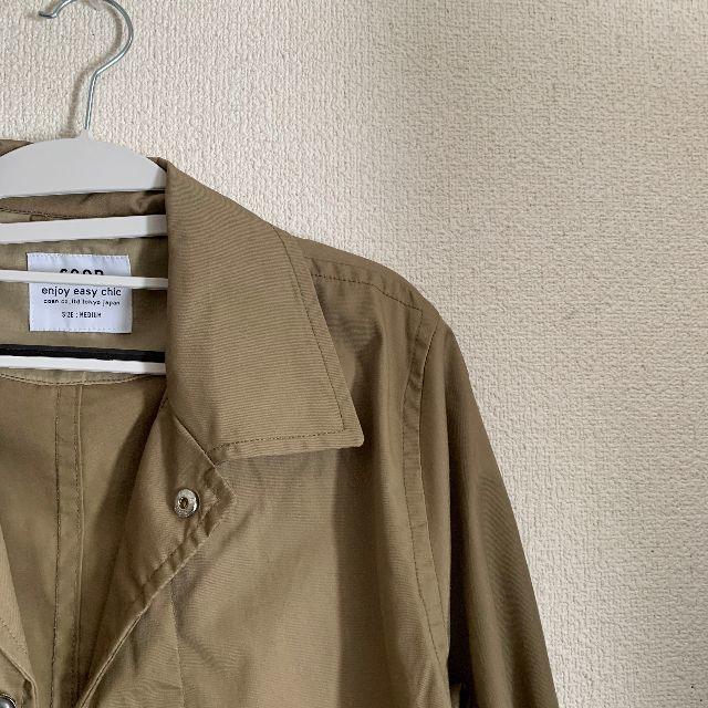 coen(コーエン)のコーエン　コート　ベージュ　M　スプリングコート　春 メンズのジャケット/アウター(ステンカラーコート)の商品写真