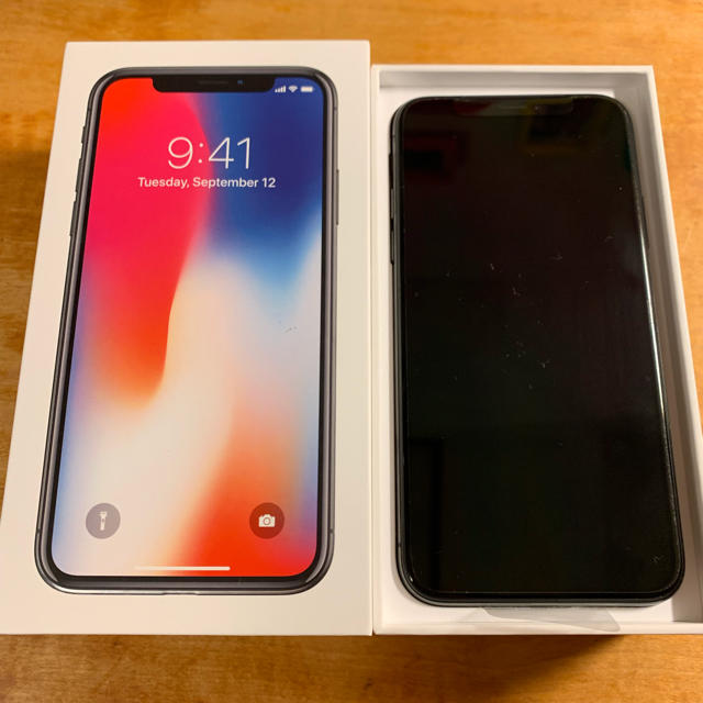 iPhoneX Space Gray 256GB 残債なし新品 スマートフォン/携帯電話 iPhoneX Space Gray 256GB 残債なし新品 スマートフォン/携帯電話