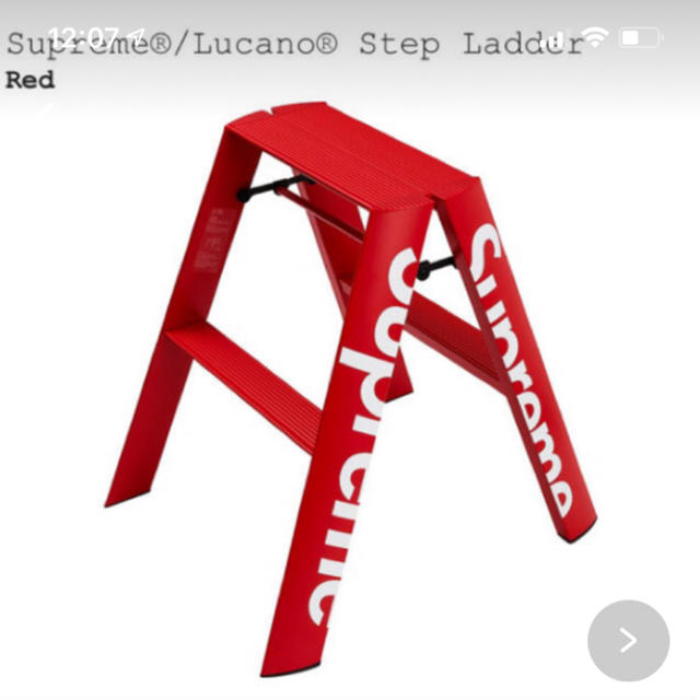 Supreme(シュプリーム)の2018FW  Supreme Lucano Step Ladder 脚立 インテリア/住まい/日用品の椅子/チェア(その他)の商品写真