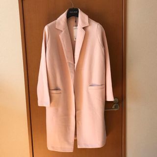 マウジー(moussy)の新品タグ付き moussy ロングコート/ピンク(ロングコート)