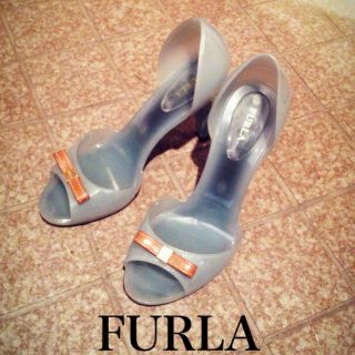 フルラ(Furla)のako様専用 FURLAレインシューズ♡(ハイヒール/パンプス)