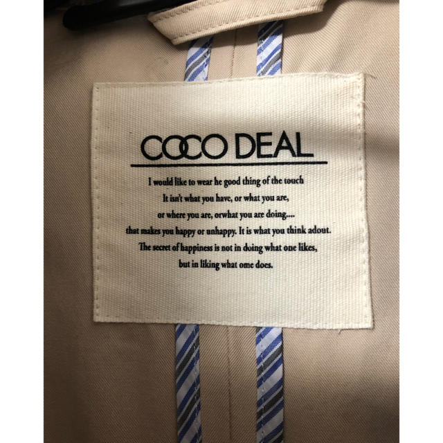 COCO DEAL(ココディール)のトレンチコート レディースのジャケット/アウター(トレンチコート)の商品写真