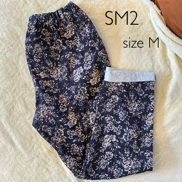 SM2(サマンサモスモス)のSM2✿花柄ゆったりパンツM❀ レディースのパンツ(カジュアルパンツ)の商品写真