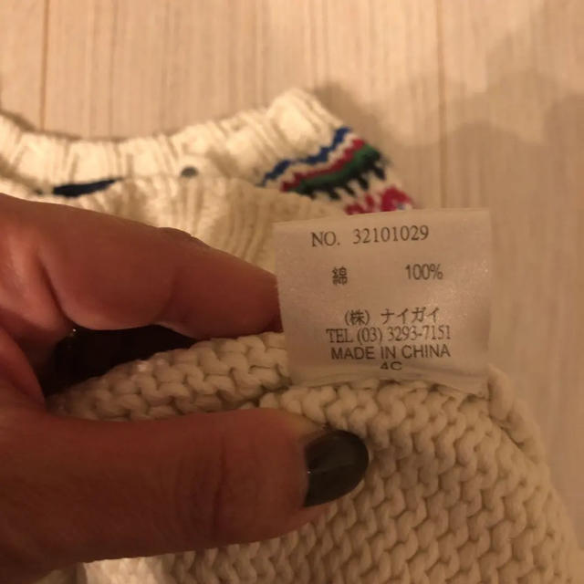 Ralph Lauren(ラルフローレン)のラルフローレン ニット 100cm キッズ/ベビー/マタニティのキッズ服女の子用(90cm~)(ニット)の商品写真