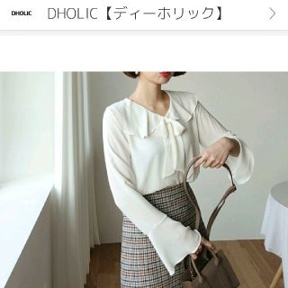 ディーホリック(dholic)のディーホリック♥️今季春夏新作新品フリルブラウス(シャツ/ブラウス(長袖/七分))