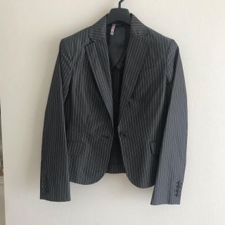 スーツカンパニー(THE SUIT COMPANY)のスーツカンパニー スカートスーツ グレー M(スーツ)