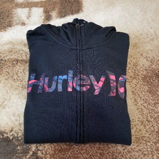 ハーレー(Hurley)のHurley ジップアップパーカー 黒Sサイズ(パーカー)