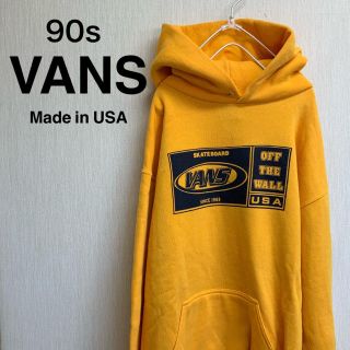 ヴァンズ(VANS)の【 VANS 】希少 90s タグ プルオーバー  MADE IN USA(パーカー)