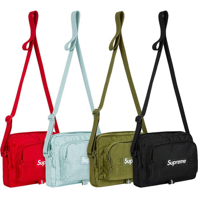 19SS supreme Shoulder Bag ブラック