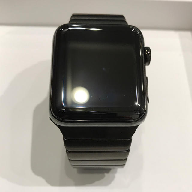 Apple Watch series3 セルラー 42mm ブラック ステンレス