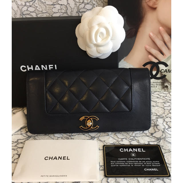 CHANEL(シャネル)のさあやん様専用 CHANEL長財布 ネイビー ココマーク ターンロック レディースのファッション小物(財布)の商品写真