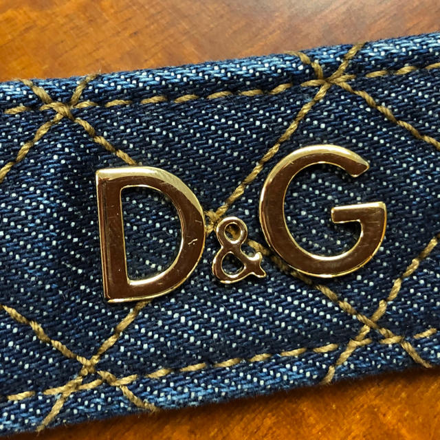 D&G(ディーアンドジー)のD&G レディース ベルト デニム レディースのファッション小物(ベルト)の商品写真