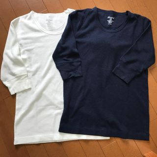 ダブテイル(Dovetail)のDovetail 5部袖ワイドネックカットソー 2枚セット (Tシャツ/カットソー(七分/長袖))