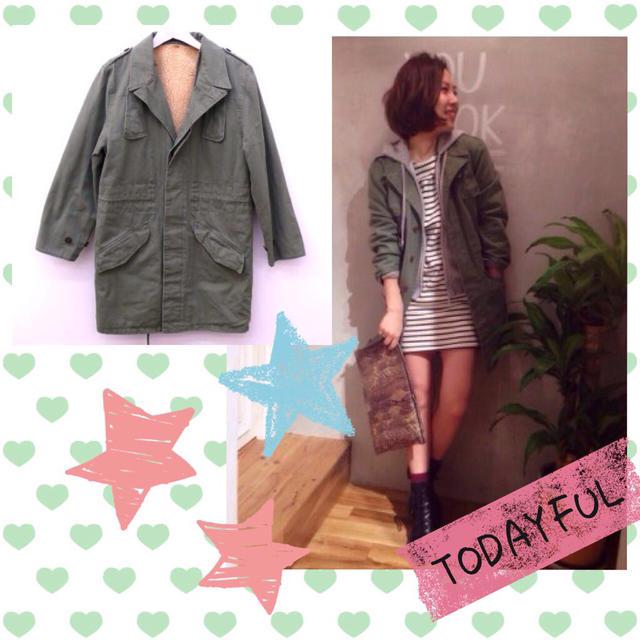 ♡TODAYFUL♡ミリタリージャケット