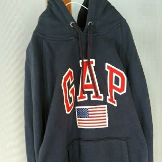 ギャップ(GAP)のGAP USA 国旗　プルオーバー　パーカー(パーカー)