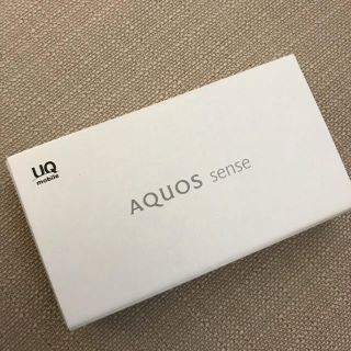 シャープ(SHARP)の［本日限定］AQUOS sense 本体(スマートフォン本体)