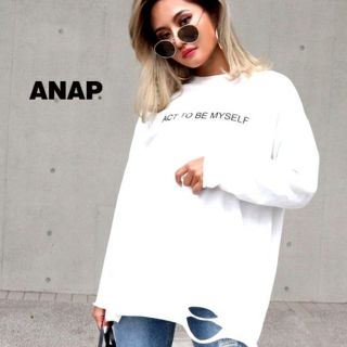 アナップ(ANAP)のANAP トップス(カットソー(長袖/七分))