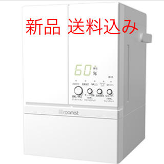 ミツビシ(三菱)のスチームファン蒸発式加湿器 ピュアホワイト　SHE60RD-W(加湿器/除湿機)