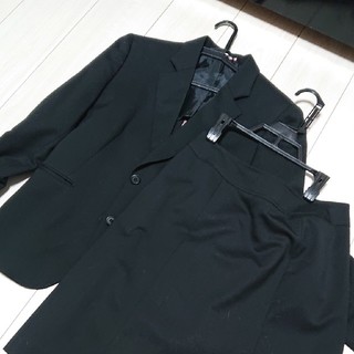 アオキ(AOKI)のリクルート レディーススーツ  ＬＬ ブラック(スーツ)