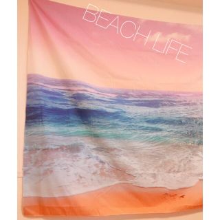 再入荷！人気商品！beach  タペストリー 西海岸 surf(インテリア雑貨)