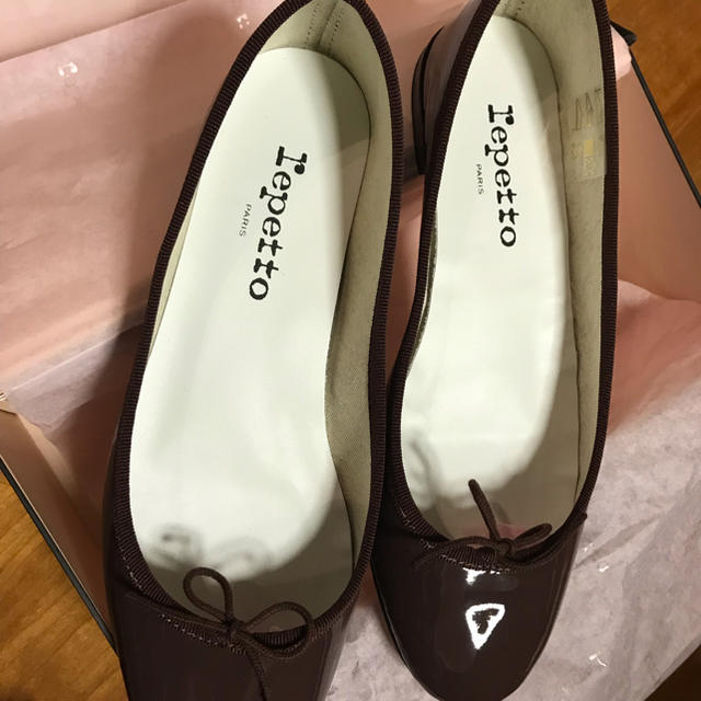 repetto(レペット)のレペット エナメル 38.5 新品 レディースの靴/シューズ(バレエシューズ)の商品写真