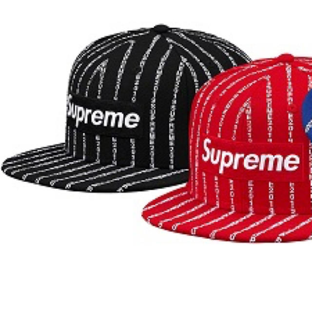 Supreme 19SS Text Stripe New Era 7 1/2