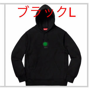 Supreme - 19ss Apple Hooded Sweatshirt ブラック 黒 Lサイズの通販 ...