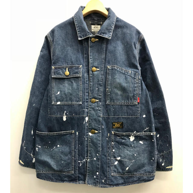 W)taps(ダブルタップス)のダブルタップス WTAPS RAILWAY JKT デニム ジャケット S メンズのジャケット/アウター(Gジャン/デニムジャケット)の商品写真