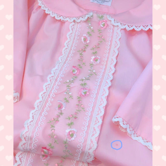 Lochie(ロキエ)のヴィンテージ♡お花刺繍レースのネグリジェワンピース♡yakusoku グニフニ レディースのワンピース(ロングワンピース/マキシワンピース)の商品写真