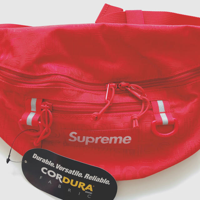 レッド Supreme 19SS Supreme waist bagの通販 by goodenough1228's shop｜シュプリームならラクマ - 渋谷店購入 ≟レッド