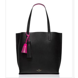 ケイトスペードニューヨーク(kate spade new york)のpeach様専用ページ kate spade ブラック x ピンク トートバッグ(トートバッグ)