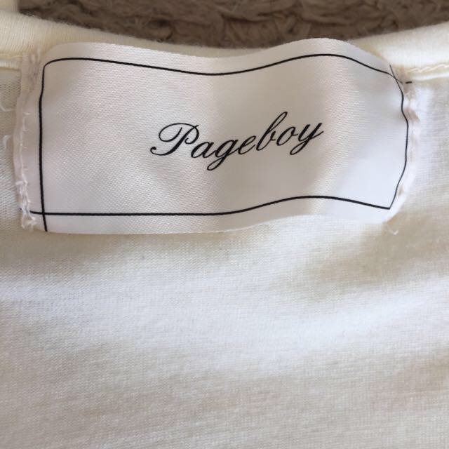 PAGEBOY(ページボーイ)のPAGEBOY♡ゴールドライントップス♡ レディースのトップス(Tシャツ(長袖/七分))の商品写真