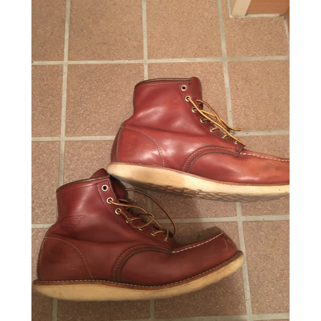 ありますの REDWING 革ブーツの通販 by ミニオン's shop｜レッドウィングならラクマ - レッドウィング センチにな