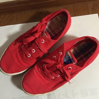 トミーヒルフィガー(TOMMY HILFIGER)のレッドスニーカー(スニーカー)