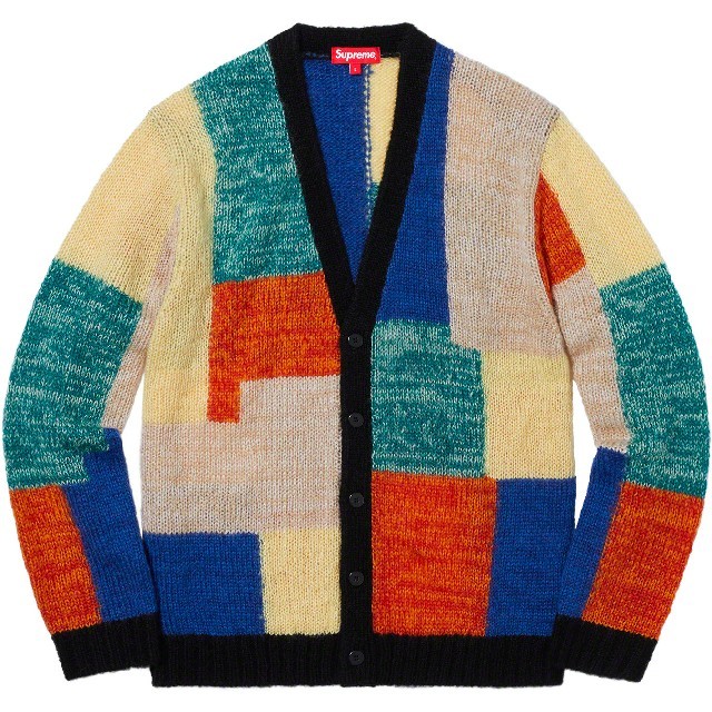 Supreme(シュプリーム)のSupreme 19SS Patchwork Mohair Cardigan メンズのトップス(カーディガン)の商品写真