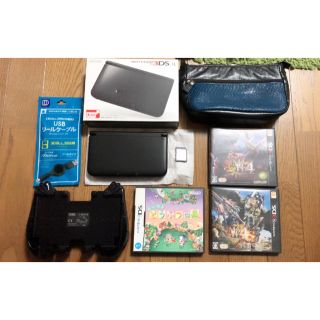 ニンテンドー3DS(ニンテンドー3DS)の3DS LL 本体 ブラック(家庭用ゲーム機本体)