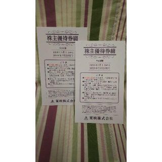 東映　株主優待券　６枚綴り（2.3月２枚　4.5月２枚　6.7月２枚）×２冊　B(その他)